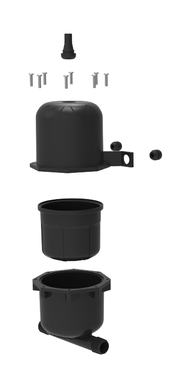 Купить Демпфирующая емкость (напорный бак), 1л, SeaFlo (упаковка из 8 шт.) SFAT10012501_pkg_8 7ft.ru в интернет магазине Семь Футов