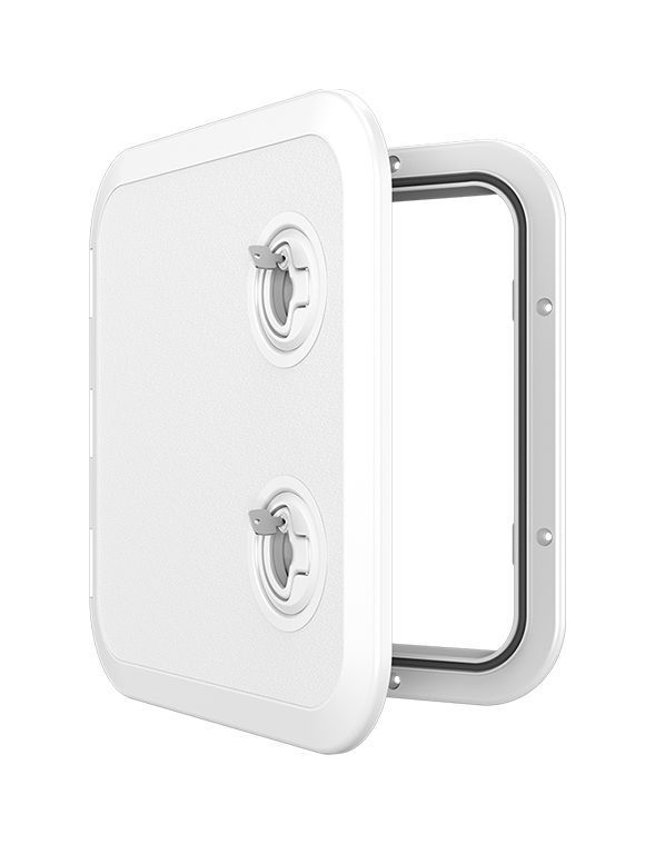 Купить Люк смотровой белый, SeaFlo, 370 х 375 мм (упаковка из 10 шт.) SFRE137037502_pkg_10 7ft.ru в интернет магазине Семь Футов
