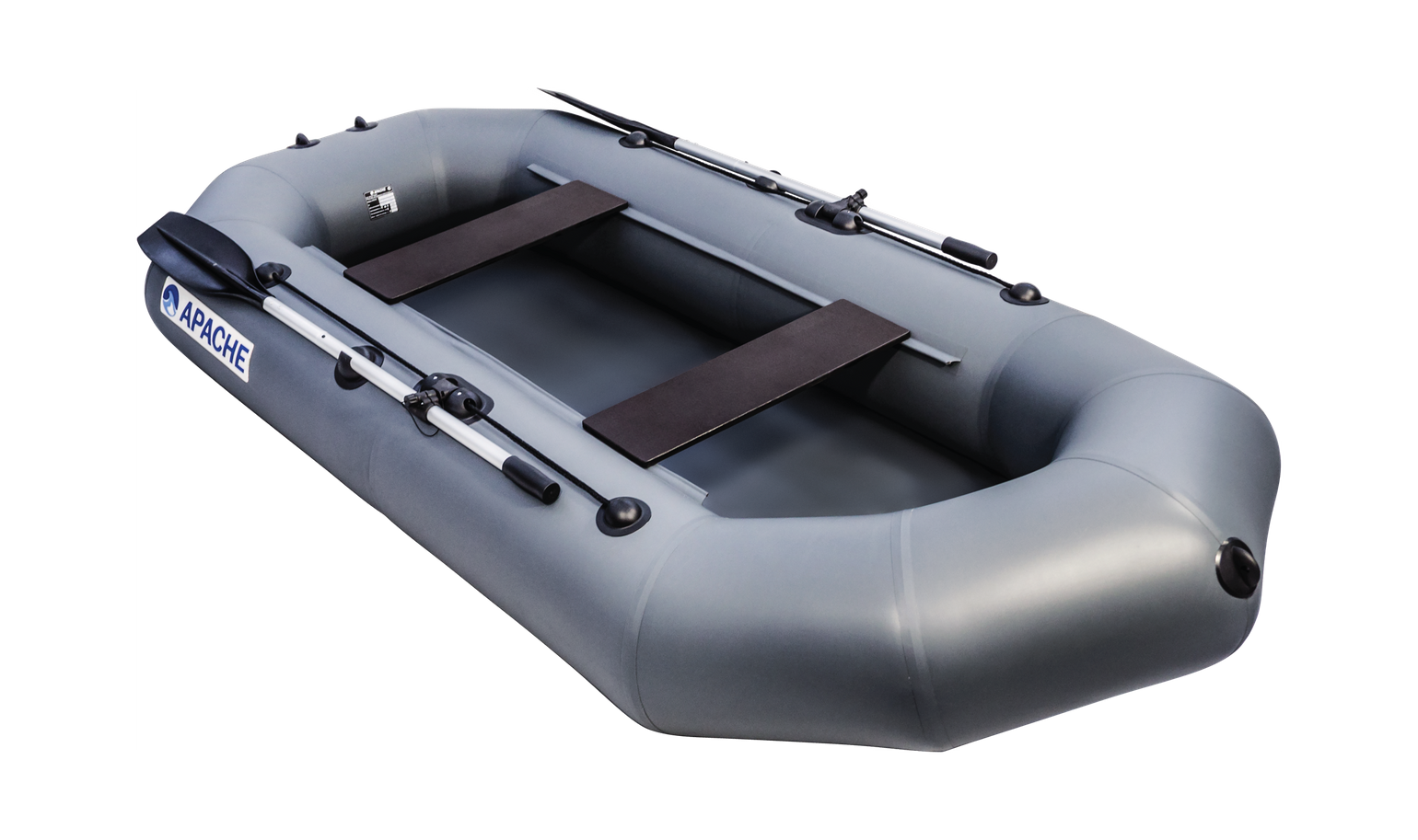 Купить Надувная лодка ПВХ, APACHE 280 графит 4603725300910 7ft.ru в интернет магазине Семь Футов