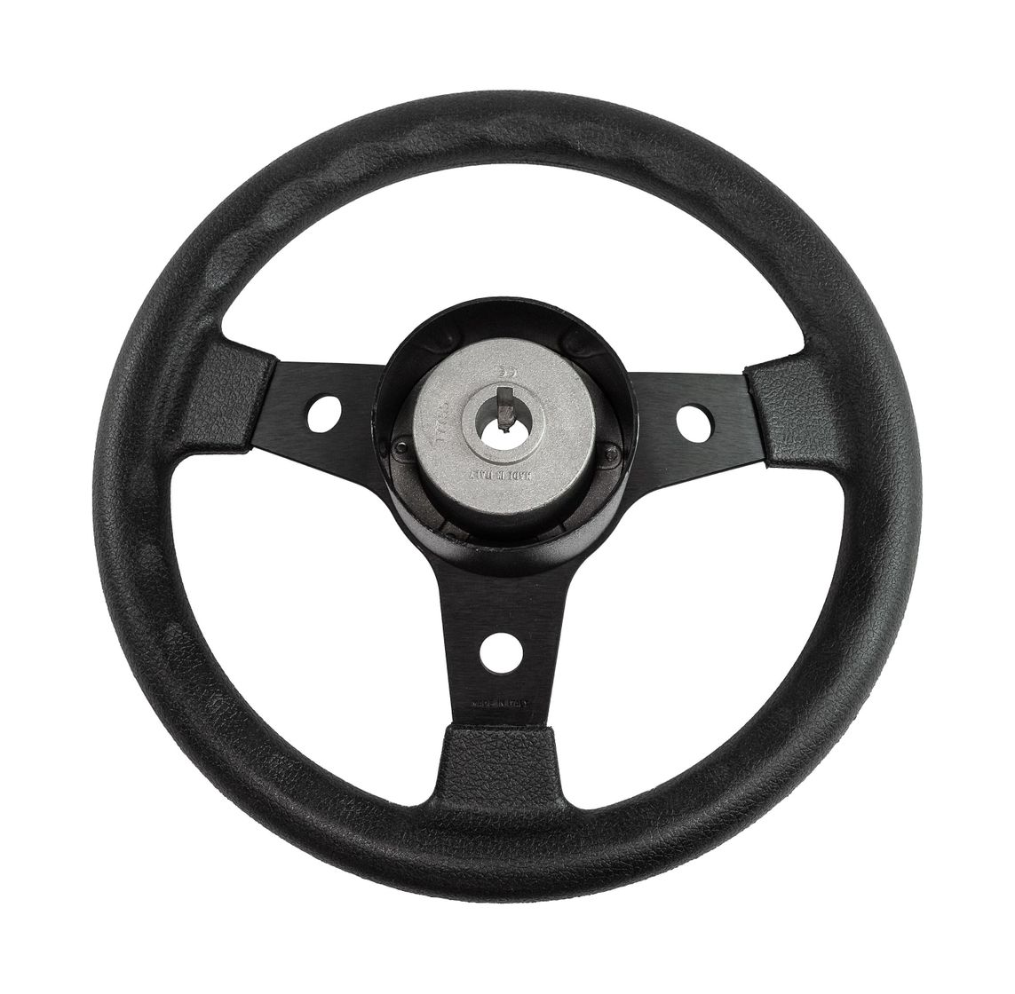 Купить Рулевое колесо DELFINO обод и спицы черные д. 310 мм Volanti Luisi VN70104-01 7ft.ru в интернет магазине Семь Футов