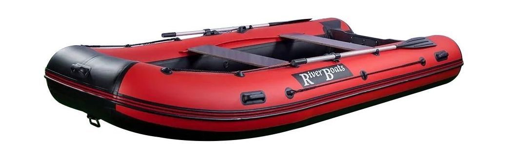 Купить Надувная лодка ПВХ, RiverBoats RB 370, серо-оранжевый RB370GO 7ft.ru в интернет магазине Семь Футов