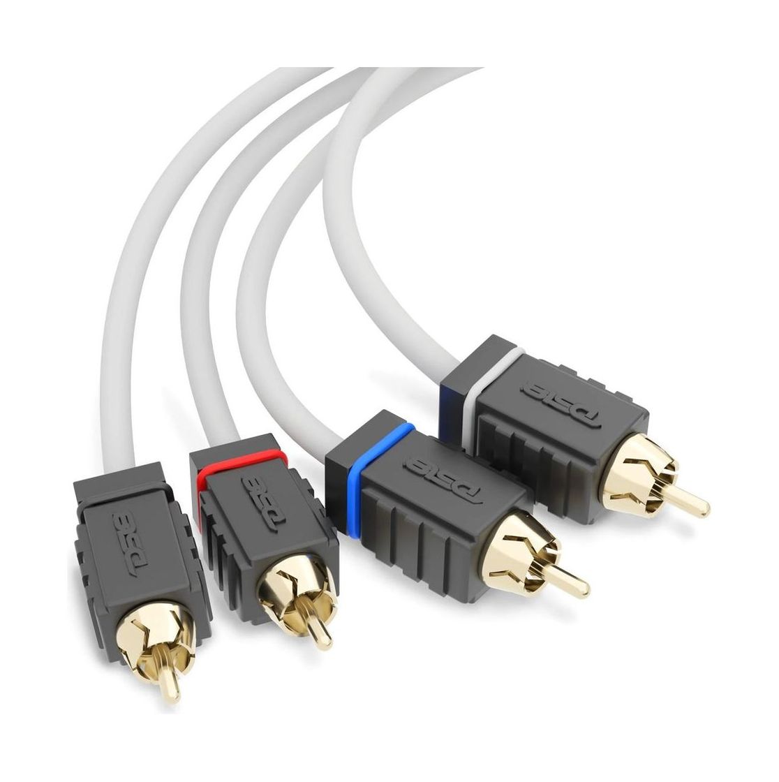 Купить 4-х канальный межблочный кабель из 100% меди для морского применения RCA 7,6 м. MOFCR-25FT.4CH, DS18 (упаковка из 10 шт.) MOFCR-25FT.4CH_pkg_10 7ft.ru в интернет магазине Семь Футов