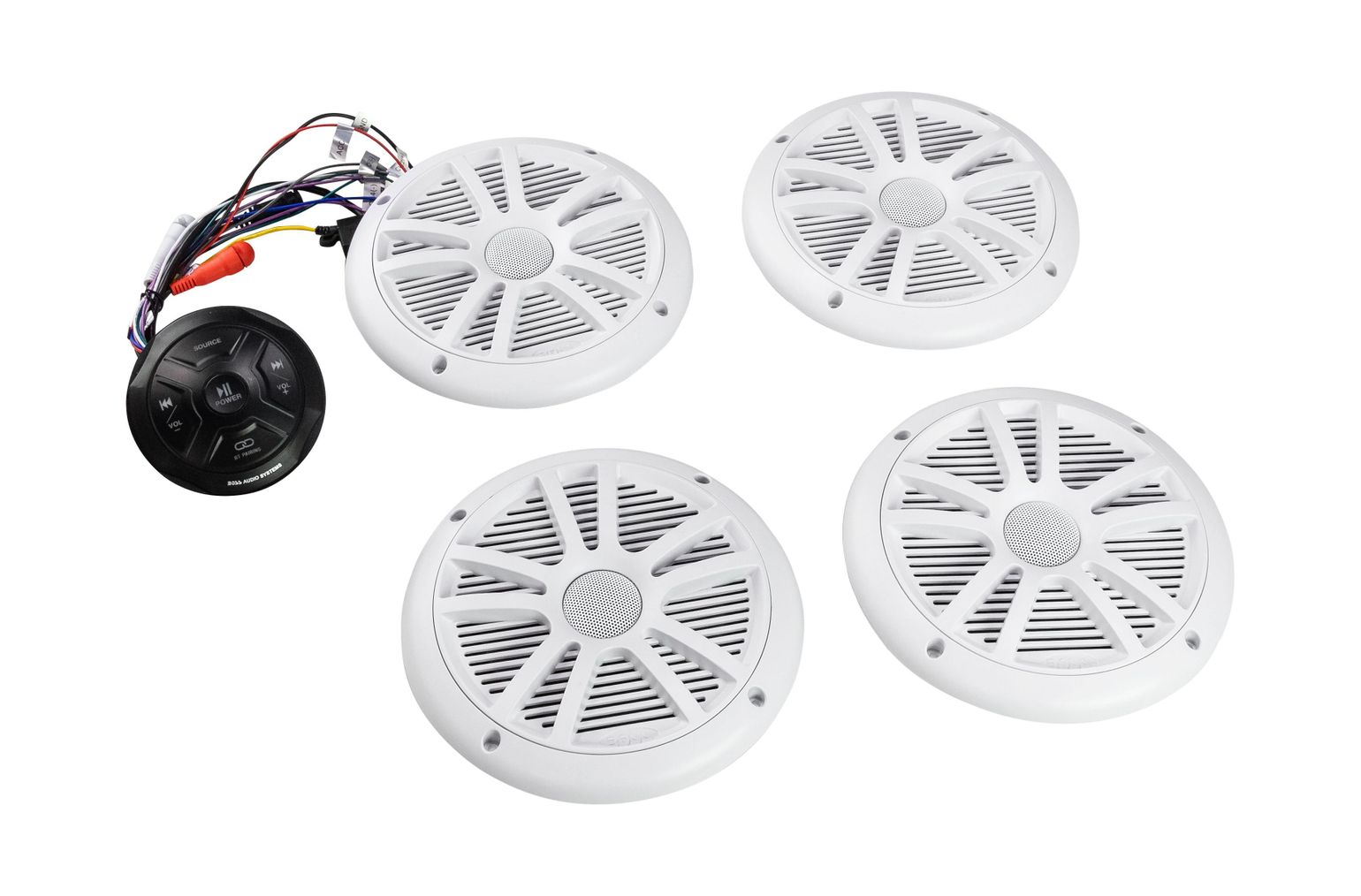 Купить Морская аудиосистема BOSS MG250W.64 (комплект4) (упаковка из 7 шт.) Boss Audio MG250W.64_pkg_7 7ft.ru в интернет магазине Семь Футов