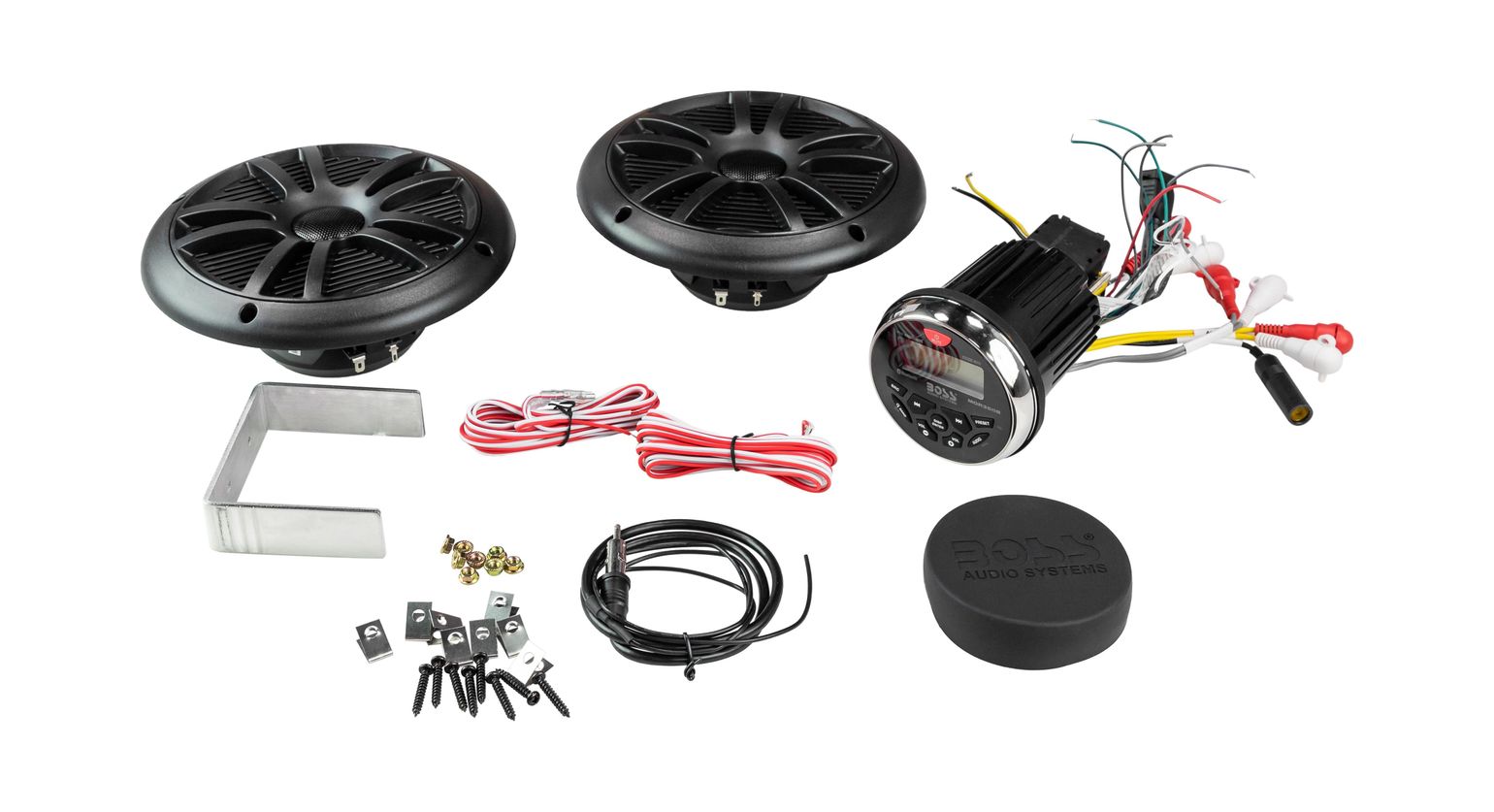 Купить Морская аудиосистема BOSS MCKGB350B.6 (комплект2) (упаковка из 9 шт.) Boss Audio MCKGB350B.6_pkg_9 7ft.ru в интернет магазине Семь Футов