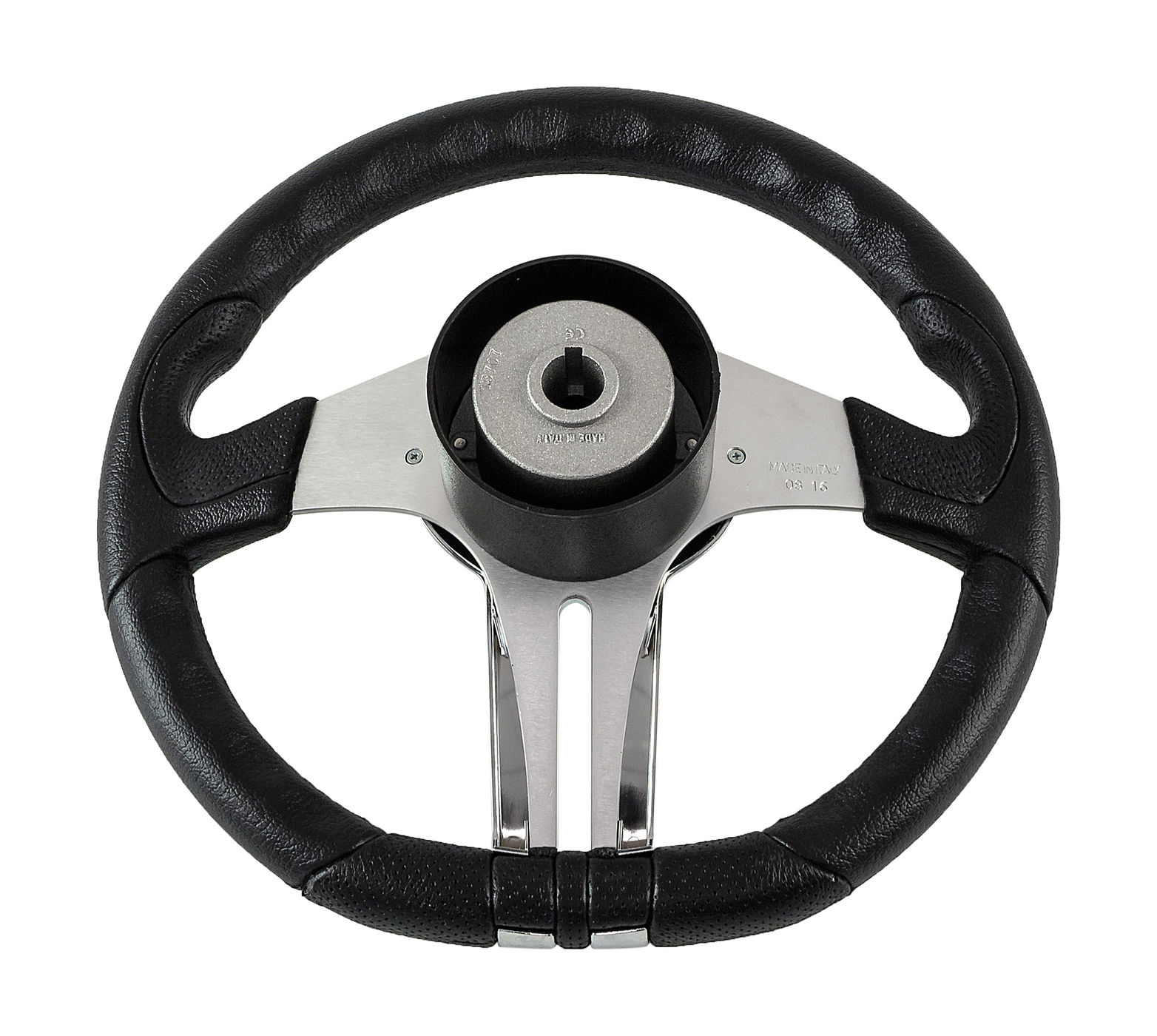Купить Рулевое колесо BALTIC обод черный, спицы серебряные д. 320 мм Volanti Luisi VN133203-01 7ft.ru в интернет магазине Семь Футов