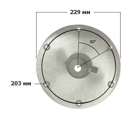 Купить Основание D229 мм врезное для стоек Taper-Lock Springfield 3600002A 7ft.ru в интернет магазине Семь Футов