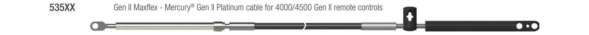 Купить Трос дистанционного управления 12 футов (3,66 м) GENII для ПЛМ Mercury Pretech 53512 7ft.ru в интернет магазине Семь Футов