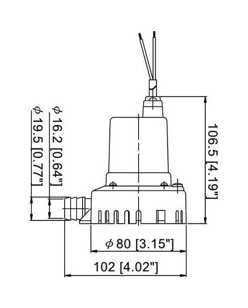 Купить Помпа осушительная, 12 В, 400GPH (1514 л/ч) (упаковка из 40 шт.) TMC 10010B12_pkg_40 7ft.ru в интернет магазине Семь Футов