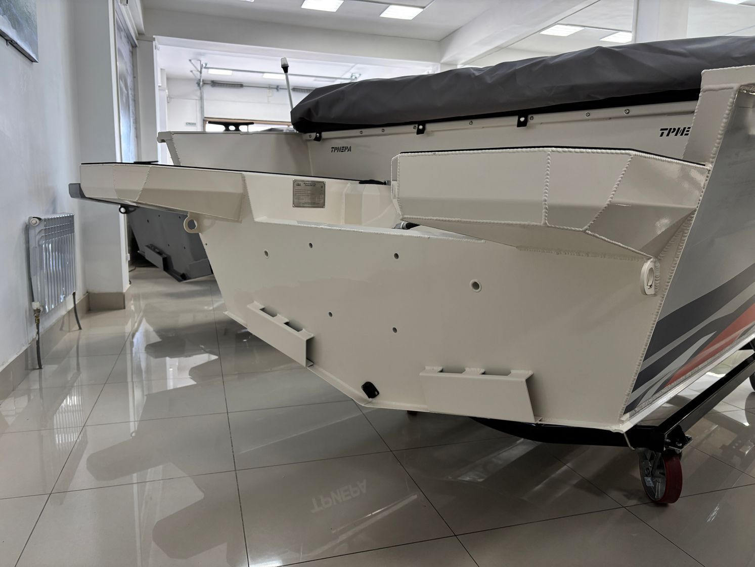 Купить Моторная лодка, Триера 460 FISH_new, белый с Suzuki DF50ATL KITTR66 7ft.ru в интернет магазине Семь Футов