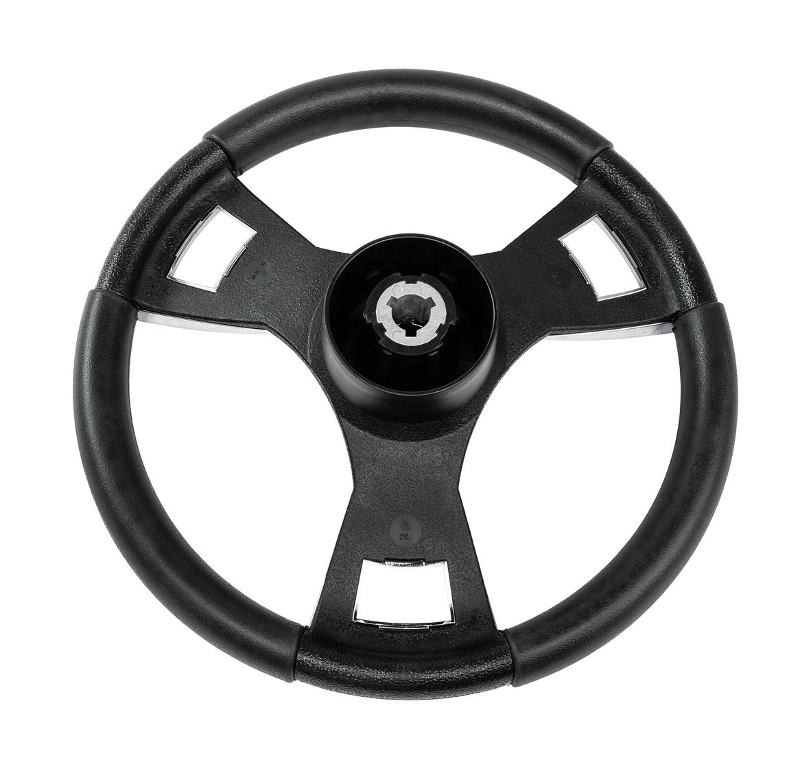 Купить Рулевое колесо GUSSI 013 хром, д.350 мм 30133581S 7ft.ru в интернет магазине Семь Футов