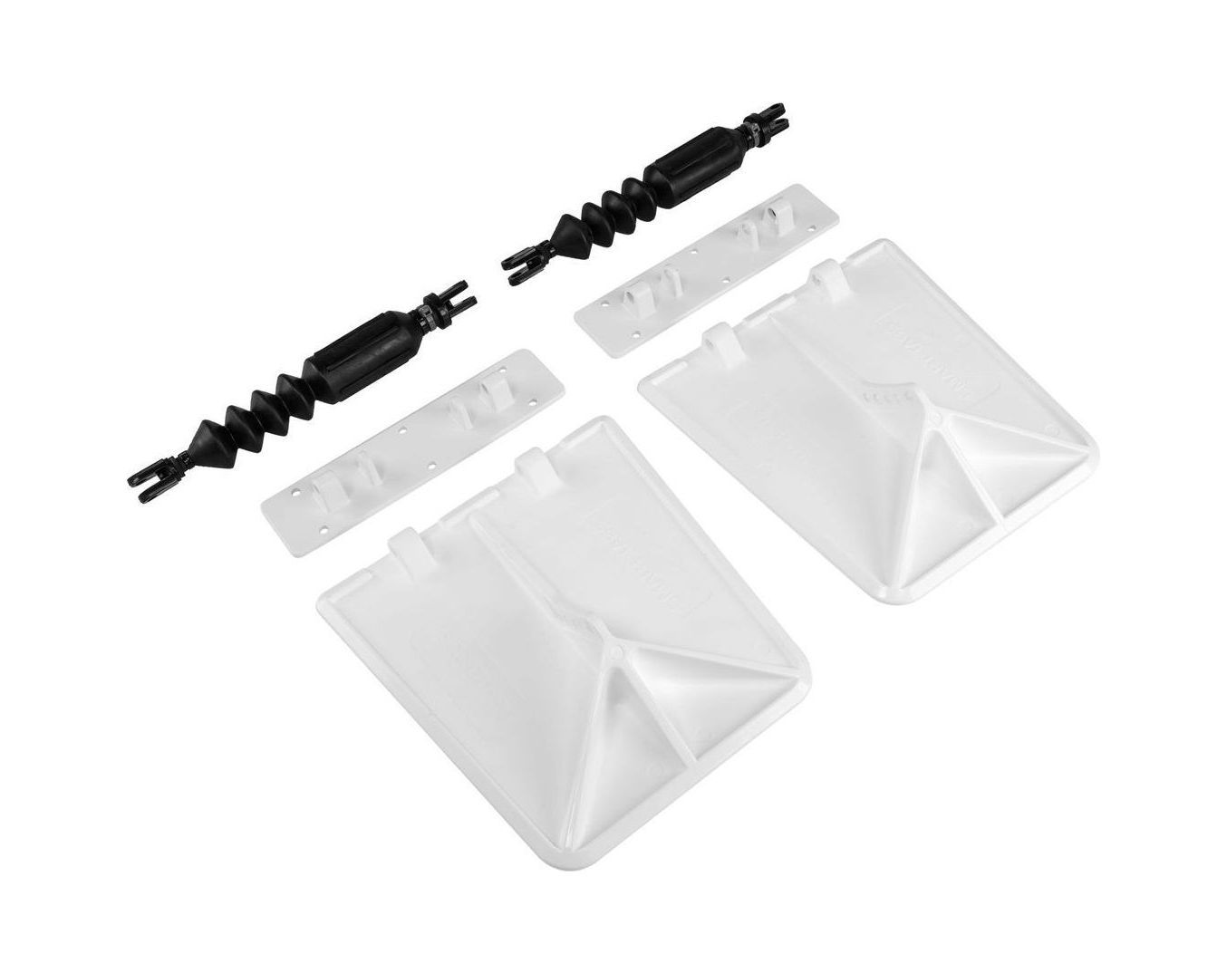 Купить Комплект транцевых плит Nauticus серии SX, цвет белый, размер 9.5х10 (упаковка из 2 шт.) SXW9510-60BL_pkg_2 7ft.ru в интернет магазине Семь Футов