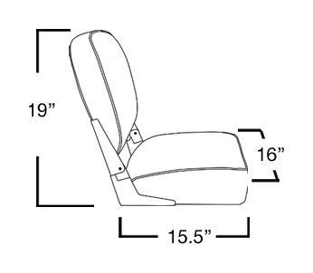 Купить Кресло складное мягкое ECONOMY с низкой спинкой, цвет синий (упаковка из 2 шт.) Springfield 1040621_pkg_2 7ft.ru в интернет магазине Семь Футов