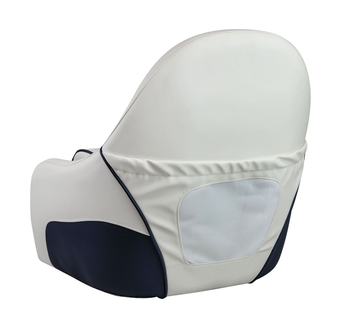 Купить Кресло с болстером Ocean Flip Up, обивка винил, цвет белый/синий (упаковка из 4 шт.) Marine Rocket MR18008_pkg_4 7ft.ru в интернет магазине Семь Футов