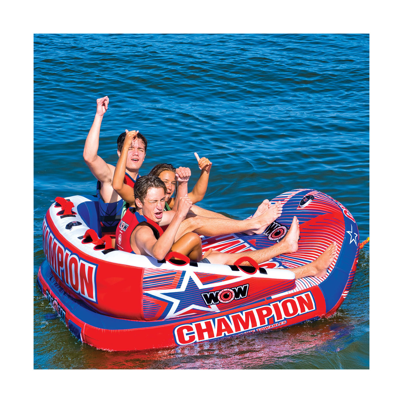 Купить Баллон буксируемый Champion 1-3P World of watersports 211010 7ft.ru в интернет магазине Семь Футов