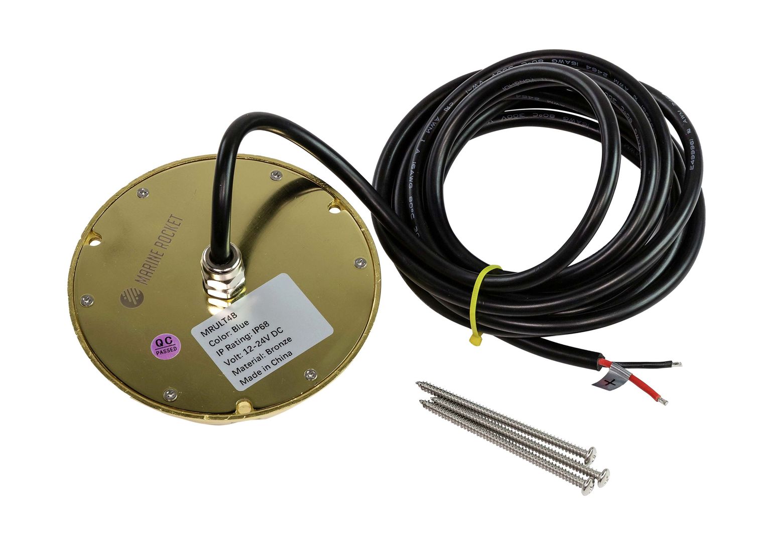 Купить Подводный огонь IHQT4, голубой свет, 80w, Marine Rocket (упаковка из 2 шт.) MRULT4B_pkg_2 7ft.ru в интернет магазине Семь Футов