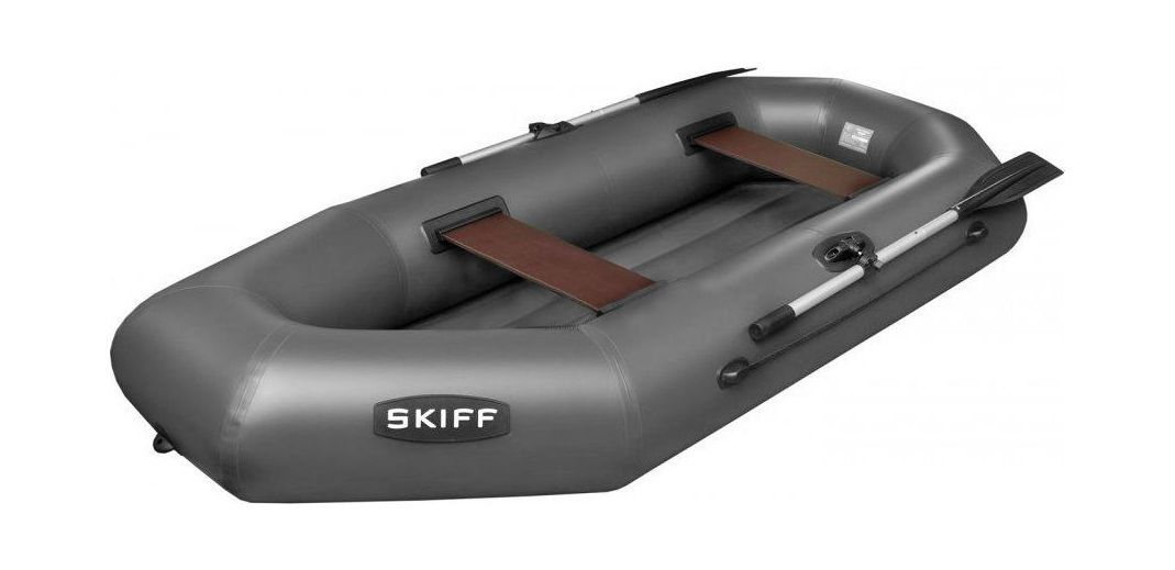 Купить Надувная лодка ПВХ Skiff 260 НД, серый, SibRiver SND260GRAY 7ft.ru в интернет магазине Семь Футов