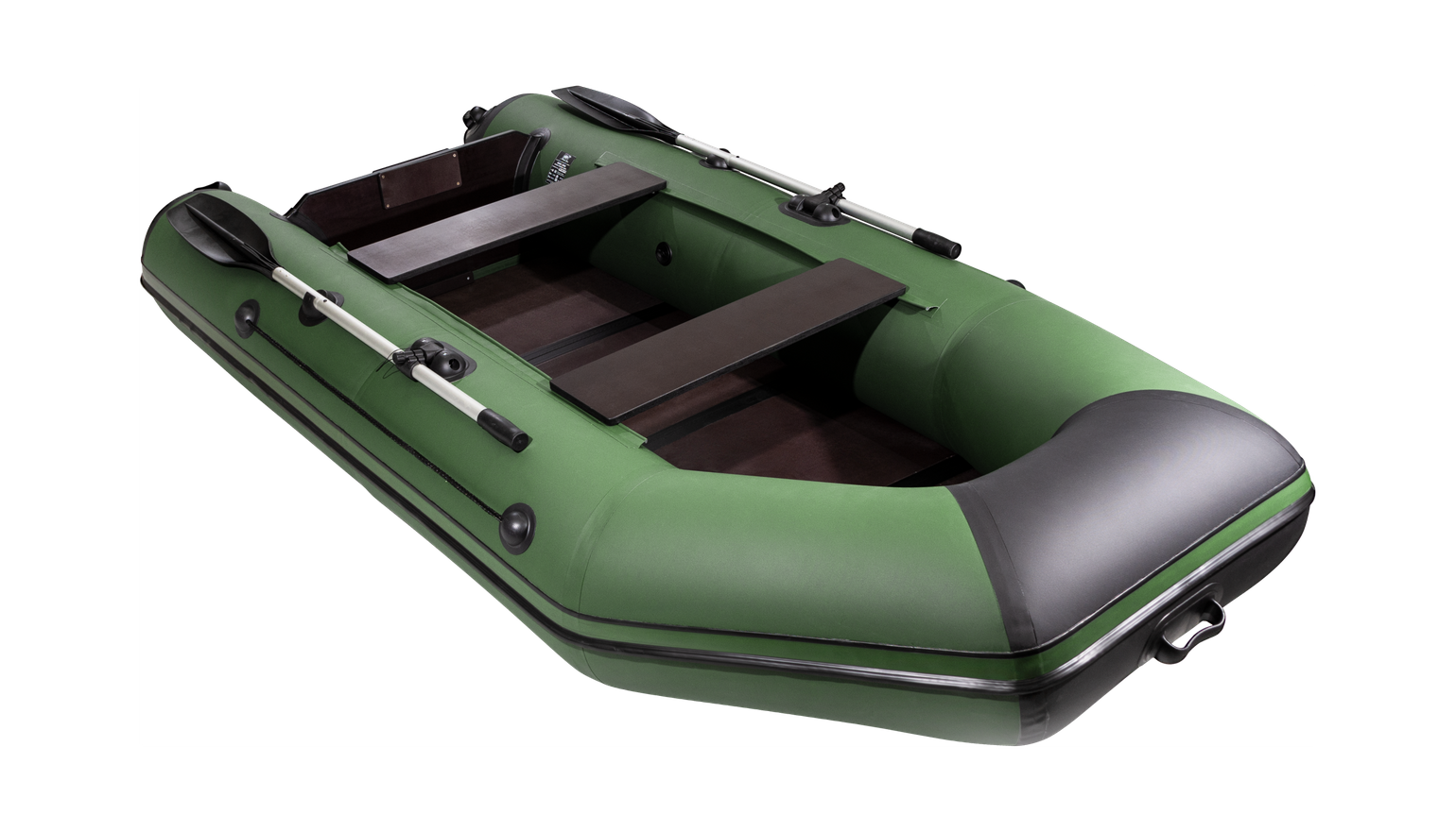 Купить Надувная лодка ПВХ, АКВА 3200 слань-книжка киль, зеленый/черный 00189161 7ft.ru в интернет магазине Семь Футов