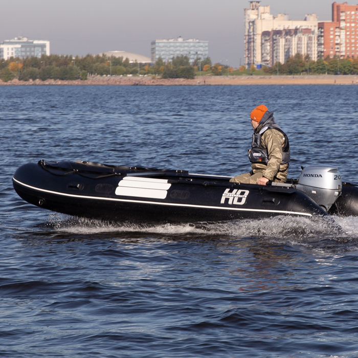Купить Лодка ПВХ Heavy Duty 390 AL Badger (Цвет-Лодка Черный) HD390 Badger Boat 7ft.ru в интернет магазине Семь Футов