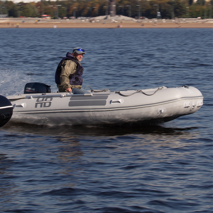 Купить Лодка ПВХ Heavy Duty 370 AL Badger (Цвет-Лодка Серый) HD370 Badger Boat 7ft.ru в интернет магазине Семь Футов
