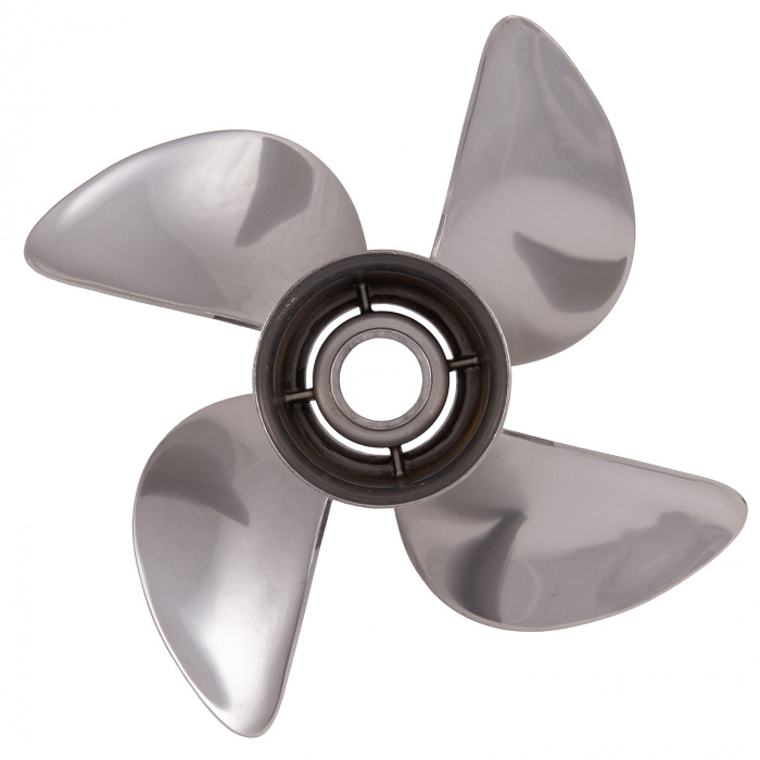 Купить Винт гребной четырёхлопастной Turning Point Propellers Express Mach 4 EX1/EX2-1411-4 31431130 Ø355,6мм(14") шаг 11" правостороннее вращение из нержавеющей стали для лодочных моторов 40-150л.с. 7ft.ru в интернет магазине Семь Футов