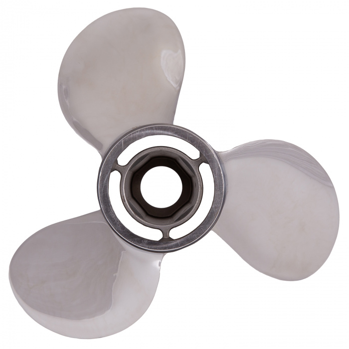 Купить Винт гребной трёхлопастной Turning Point Propellers Express Mach 3 EX1/EX2-1319 31431912 Ø336,55мм(13,25") шаг 19" правостороннее вращение из нержавеющей стали для лодочных моторов 40-150л.с. 7ft.ru в интернет магазине Семь Футов