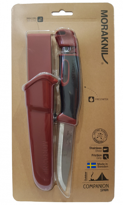 Купить Нож Morakniv Companion Spark (S) Red 13571 Mora of Sweden (Ножи) 7ft.ru в интернет магазине Семь Футов