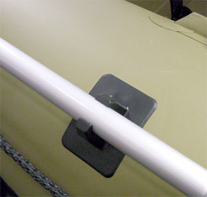 Купить Защелка весла 35 мм PVC (Цвет фурнитуры для лодок Черный) DJ701. 7ft.ru в интернет магазине Семь Футов
