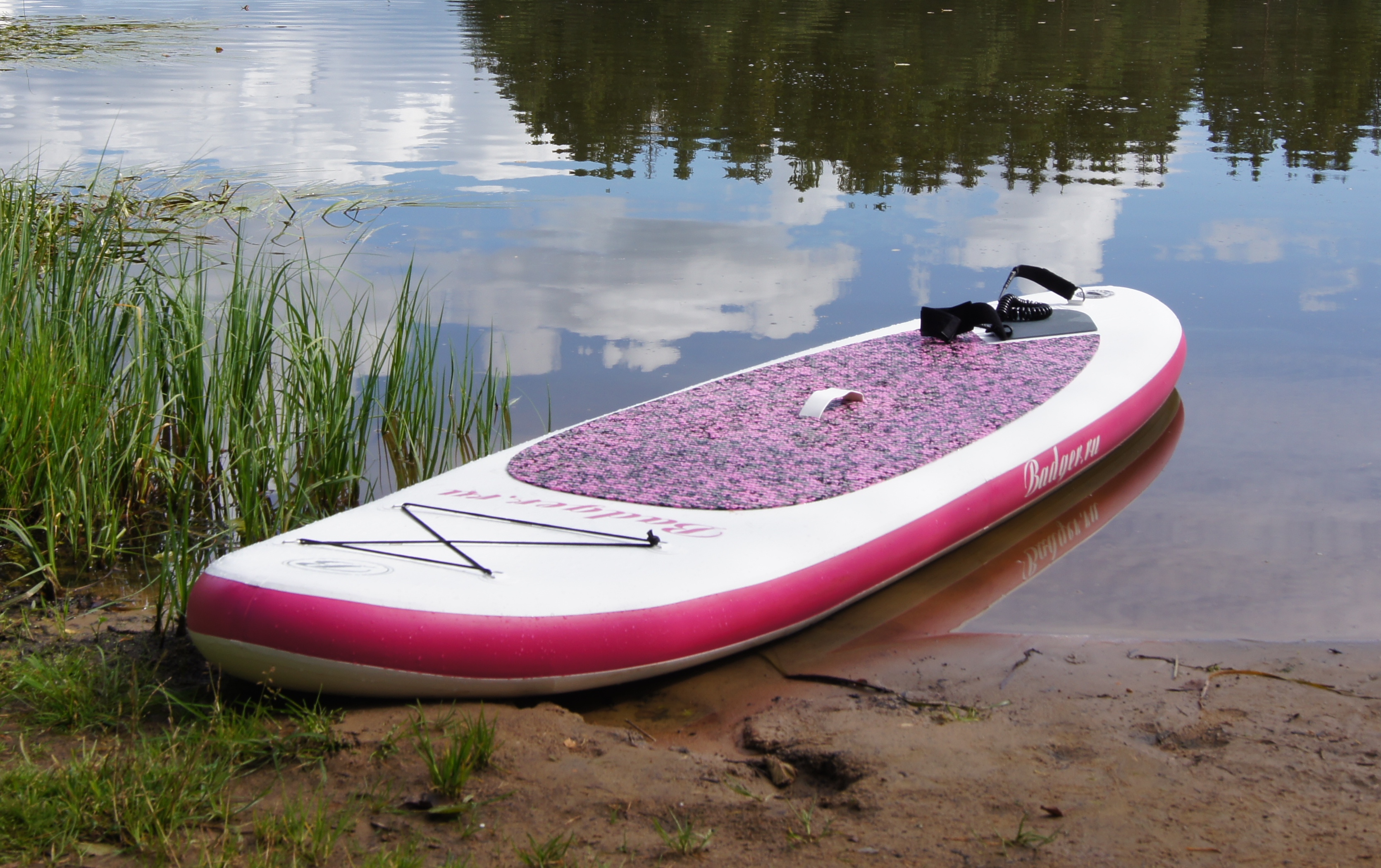 Купить Надувной SUP борд 10.6 КАМО (Цвет-SUP Камо-Розовый) SUP-Camo-106 Badger Boat 7ft.ru в интернет магазине Семь Футов