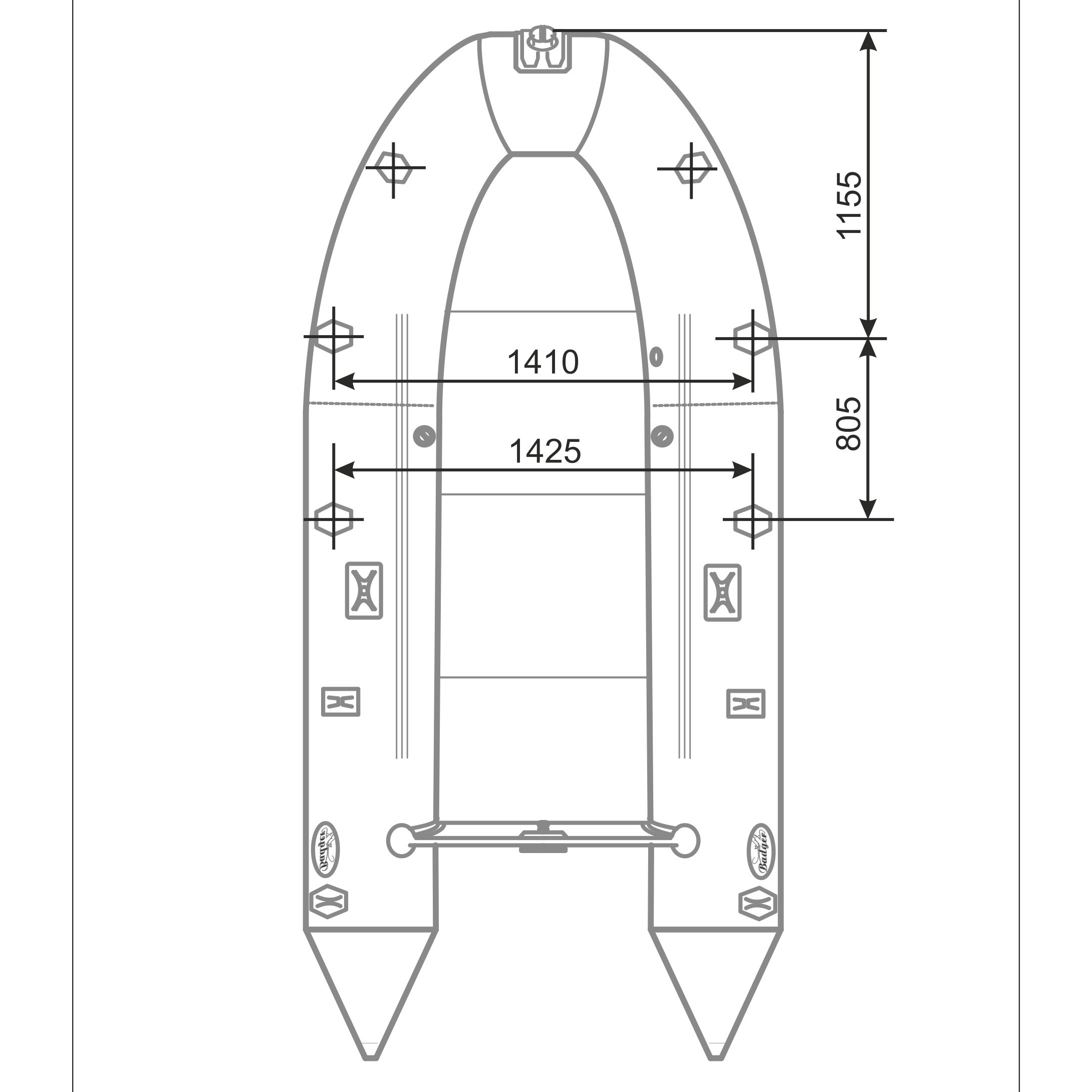 Купить Стояночный тент на лодку (140 х 195 см) (Цвет тента лодки Хаки) Tent330-D 7ft.ru в интернет магазине Семь Футов