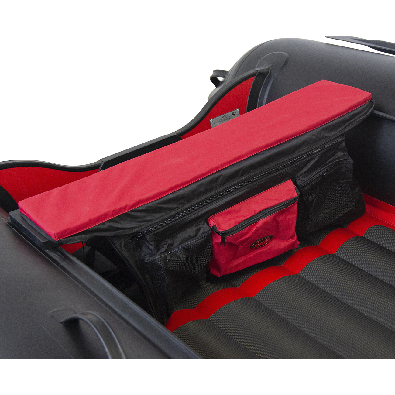 Купить Сумка под сиденье Badger Bag-seat-105 105см цвет красный/черный с мягкой основой из пенки для ПВХ лодок 420-430см 7ft.ru в интернет магазине Семь Футов