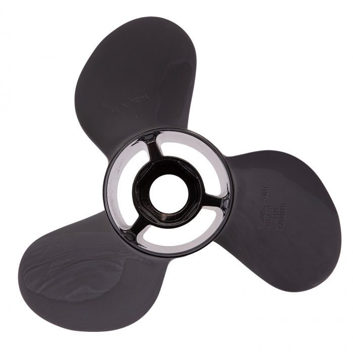 Купить Винт гребной трёхлопастной Turning Point Propellers Hustler LE-1421 21502111 Ø361,95мм(14,25") шаг 21" правостороннее вращение из алюминия для лодочных моторов 90-300+л.с. 7ft.ru в интернет магазине Семь Футов