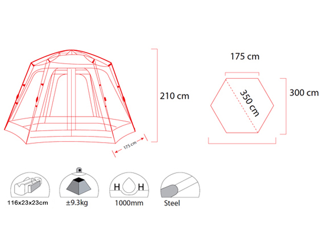 Купить Палатка автомат кемпинговая Envision Mosquito Plus EmosPlus Envision Tents 7ft.ru в интернет магазине Семь Футов