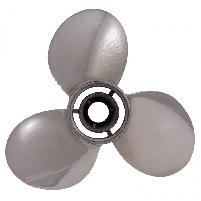 Купить Винт гребной трёхлопастной Turning Point Propellers Express Mach 3 E1-1012 31301212 Ø273,05мм(10,75") шаг 12" правостороннее вращение из нержавеющей стали для лодочных моторов 25-75л.с. 7ft.ru в интернет магазине Семь Футов