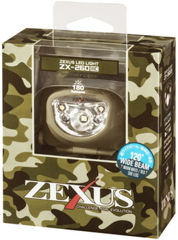 Купить Налобный фонарь Zexus ZX-260MC ZX-260MC Fuji Toki Co. 7ft.ru в интернет магазине Семь Футов