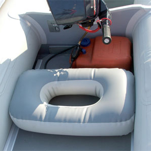 Купить Надувное сиденье в лодку овал (74х44х20 см) (Цвет фурнитуры для лодок Серый) Seat_tor_2 7ft.ru в интернет магазине Семь Футов