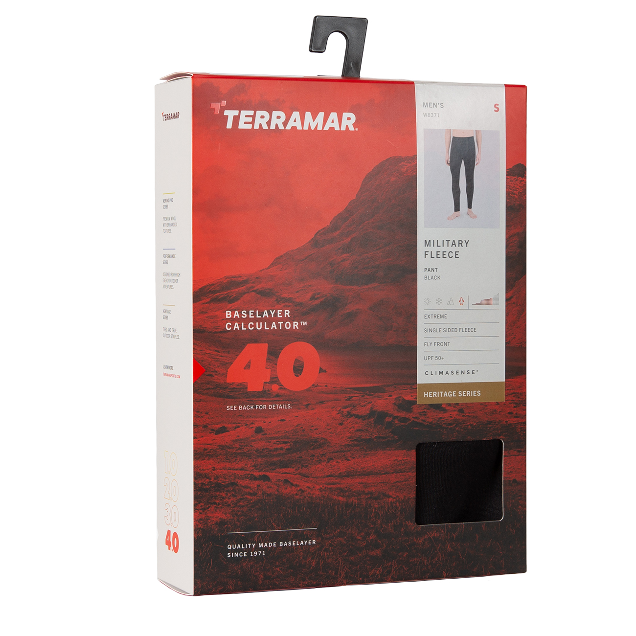 Купить Армейское термобелье MILITARY FLEECE первого слоя (низ/черный) (Размер Terramar L) W8371-010 Terramar 7ft.ru в интернет магазине Семь Футов