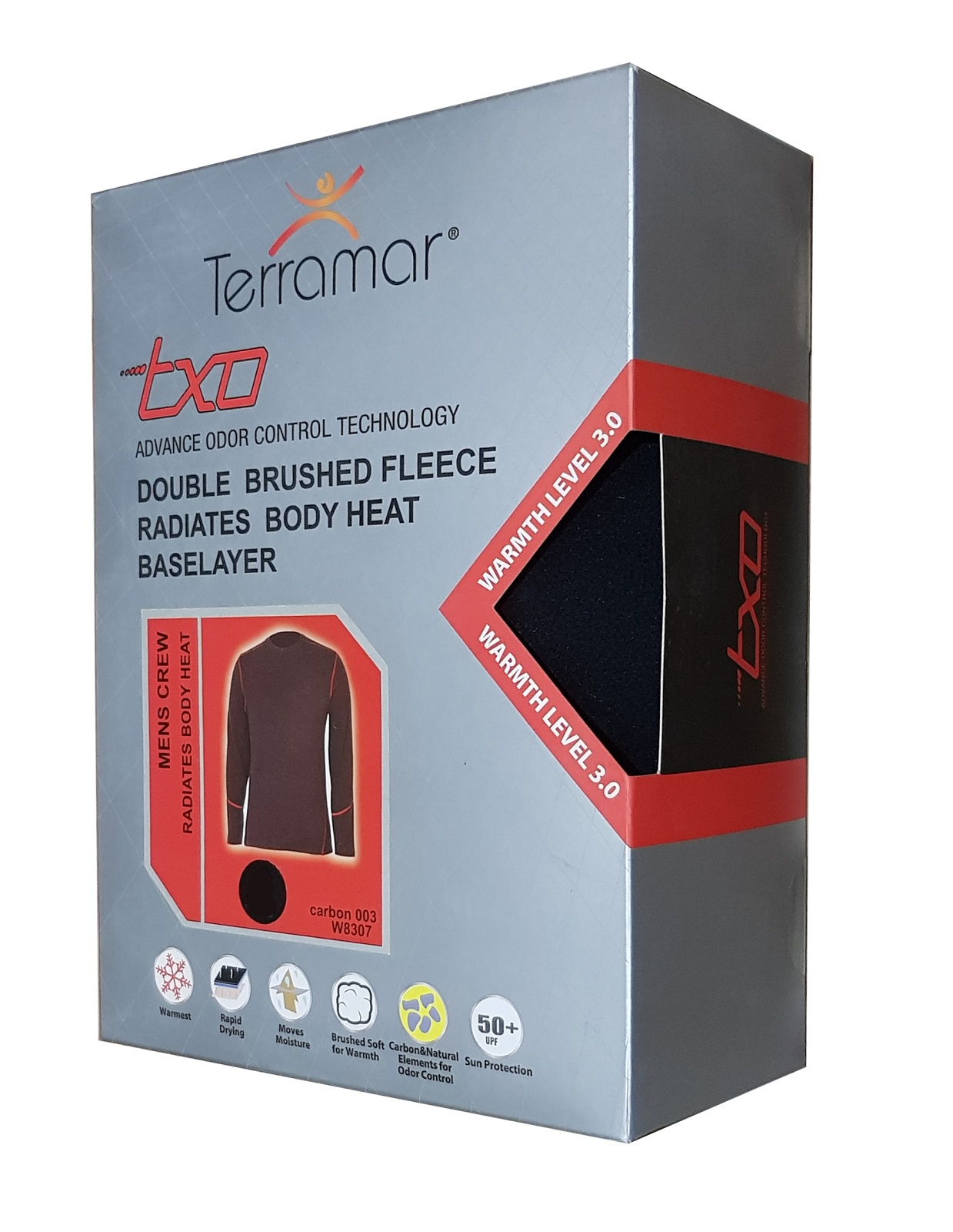 Купить Флисовое термобелье TXO первого слоя (верх) (Размер Terramar L) W8307-003 Terramar 7ft.ru в интернет магазине Семь Футов