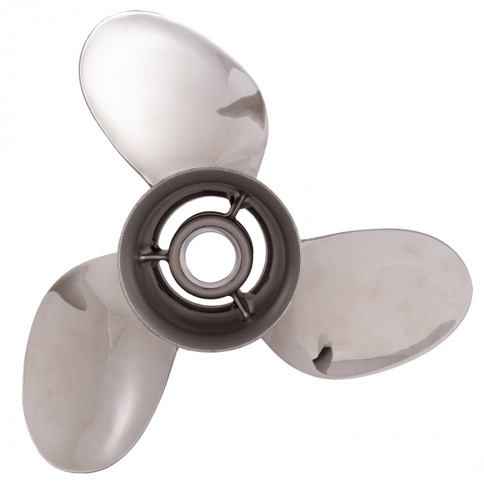 Купить Винт гребной трёхлопастной Turning Point Propellers Express Mach 3 EX-1419 31501912 Ø361,95мм(14,25") шаг 19" правостороннее вращение из нержавеющей стали для лодочных моторов 90-300+л.с. 7ft.ru в интернет магазине Семь Футов