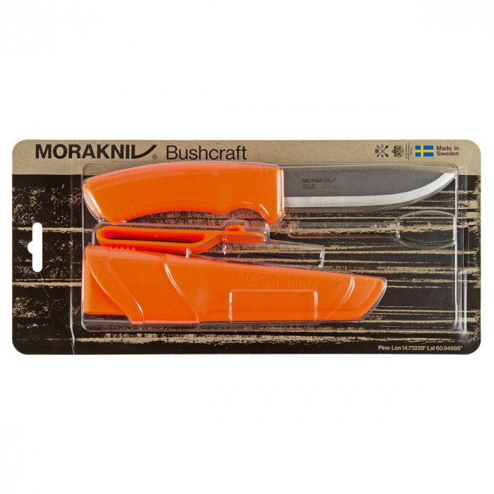 Купить Нож Morakniv Bushcraft Orange 12050_ Mora of Sweden (Ножи) 7ft.ru в интернет магазине Семь Футов