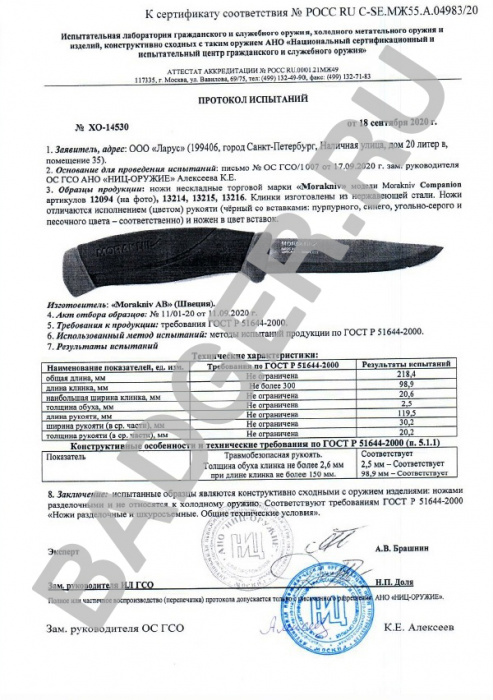 Купить Нож Morakniv Companion Magenta 12094_ Mora of Sweden (Ножи) 7ft.ru в интернет магазине Семь Футов