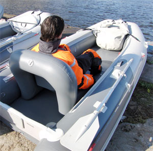 Купить Надувное кресло в лодку (89х65х65 см) (Цвет фурнитуры для лодок Серый) TRON82_N3 7ft.ru в интернет магазине Семь Футов