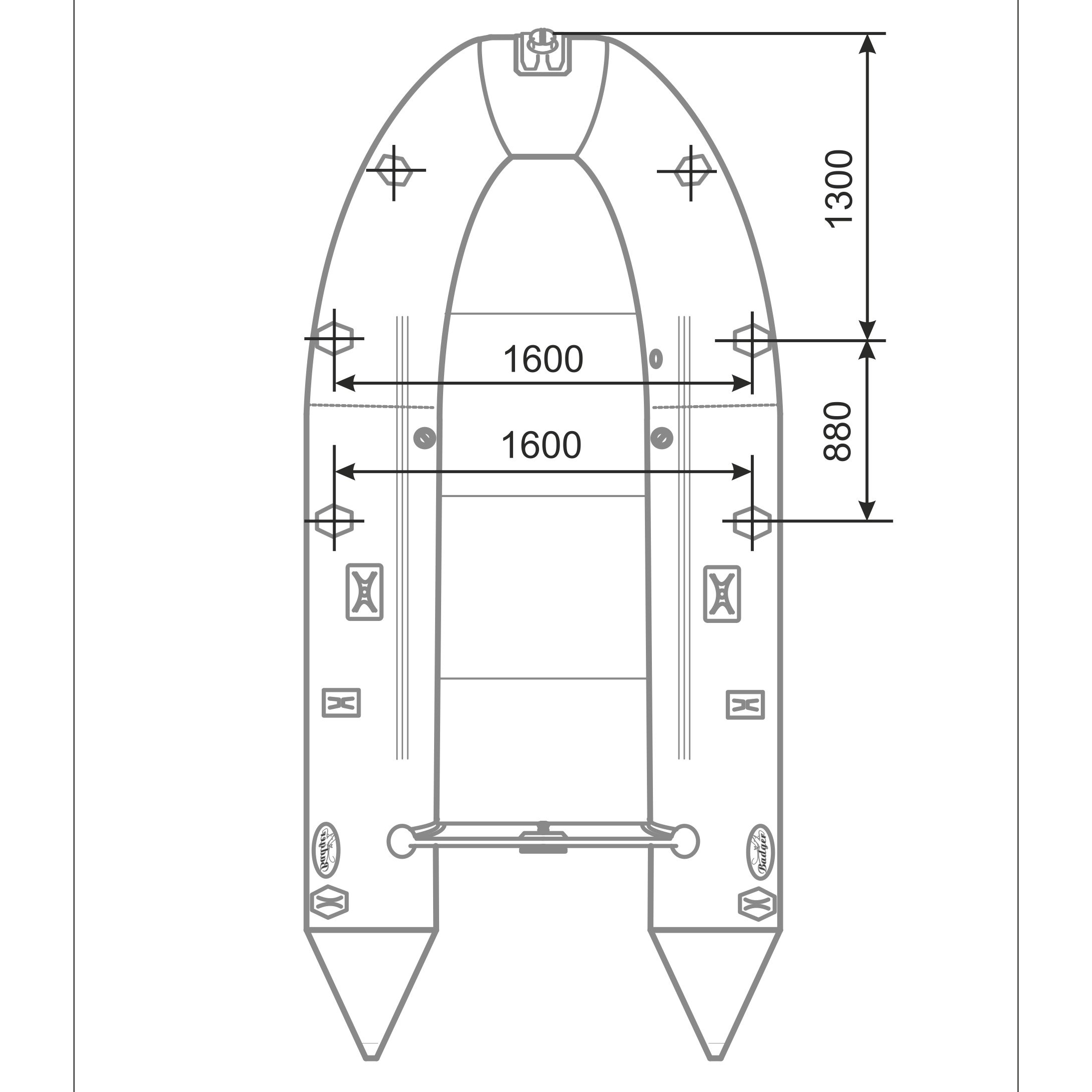 Купить Носовой тент на лодку (160 х 215 см) (Цвет тента лодки Хаки) Tent360-D 7ft.ru в интернет магазине Семь Футов