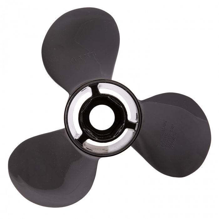 Купить Винт гребной трёхлопастной Turning Point Propellers Hustler LE1/LE2-1411 21431111 Ø355,6мм(14") шаг 11" правостороннее вращение из алюминия для лодочных моторов 40-150л.с. 7ft.ru в интернет магазине Семь Футов