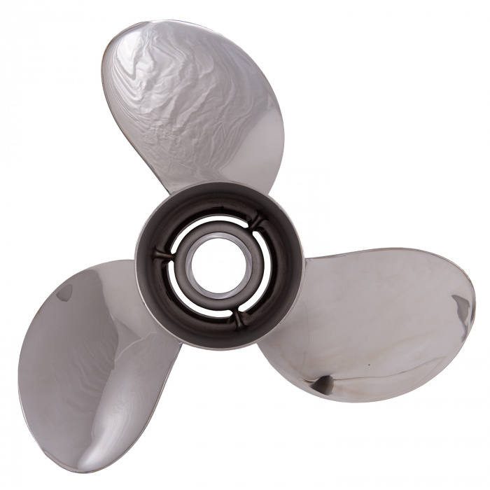 Купить Винт гребной трёхлопастной Turning Point Propellers Express Mach 3 EX1/EX2-1315 31431512 Ø349,25мм(13,75") шаг 15" правостороннее вращение из нержавеющей стали для лодочных моторов 40-150л.с. 7ft.ru в интернет магазине Семь Футов