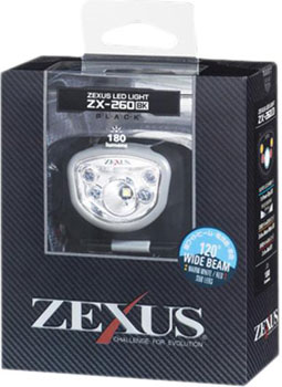 Купить Налобный фонарь Zexus ZX-260BK ZX-260BK Fuji Toki Co. 7ft.ru в интернет магазине Семь Футов