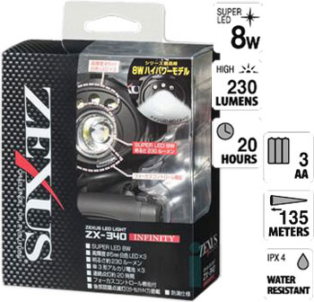 Купить Налобный фонарь Zexus ZX-340 ZX-340 Fuji Toki Co. 7ft.ru в интернет магазине Семь Футов