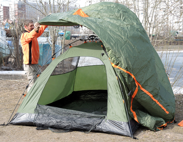 Купить Палатка автомат 4-местная Classic 4 E4C Envision Tents 7ft.ru в интернет магазине Семь Футов