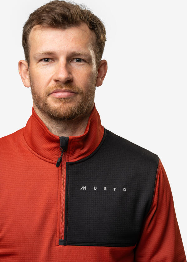 Купить MUSTO 84186_224-M Мужской Therm Lite Флис / ржавчина / Размер одежды: М 7ft.ru в интернет магазине Семь Футов