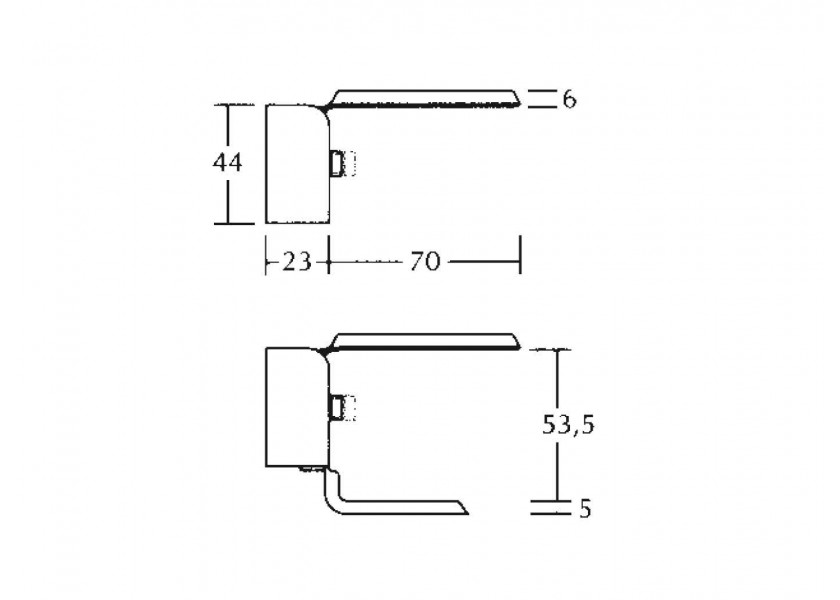 Купить PETERSEN Boat Hook Holder for Shrouds with Base Plate / lower part 19126-bvs 7ft.ru в интернет магазине Семь Футов