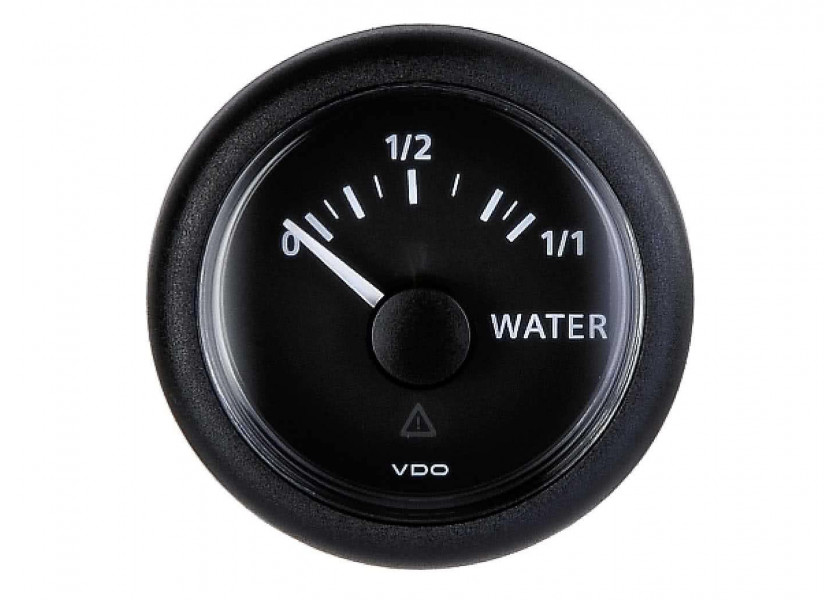 Купить Аналоговый индикатор уровня воды VDO Veratron ViewLine A2C59514676 Ø52мм 8–32В 4–20мА шкала 0–1/2–1/1 чёрного цвета 7ft.ru в интернет магазине Семь Футов